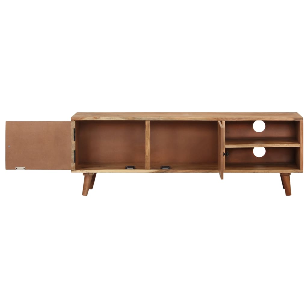 tv-skab 115x30x39 cm massivt akacietræ