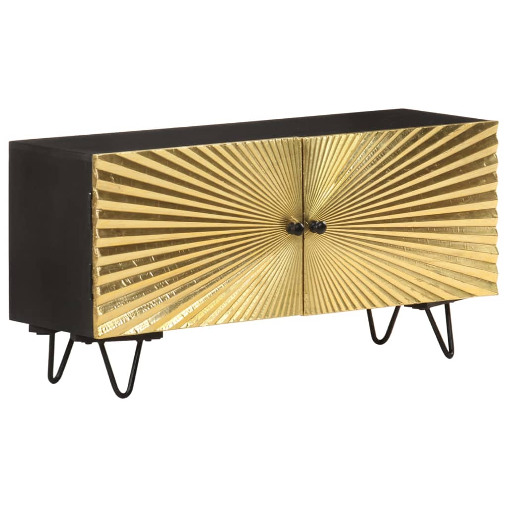 tv-skab 90x30x45 cm massivt mangotræ