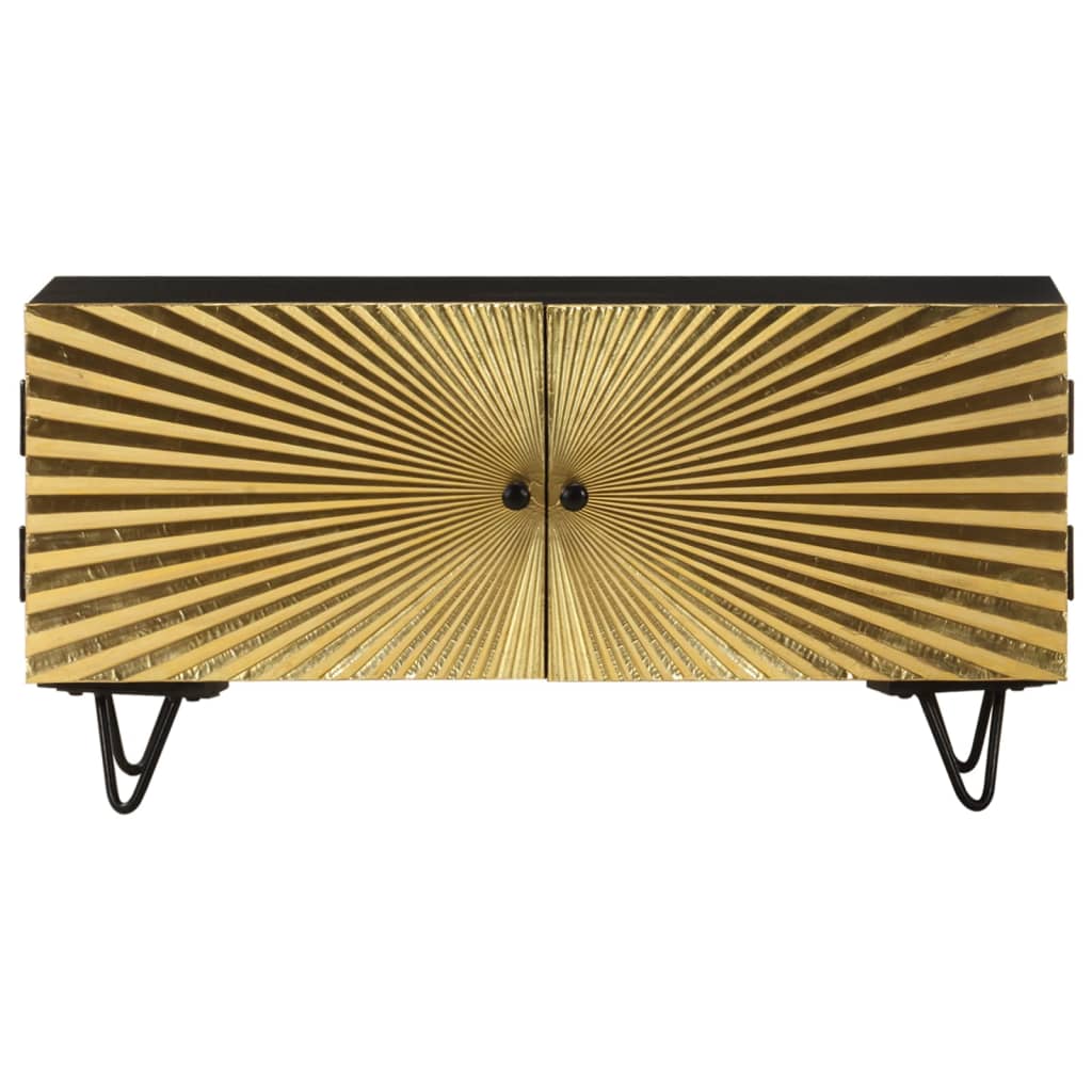 tv-skab 90x30x45 cm massivt mangotræ