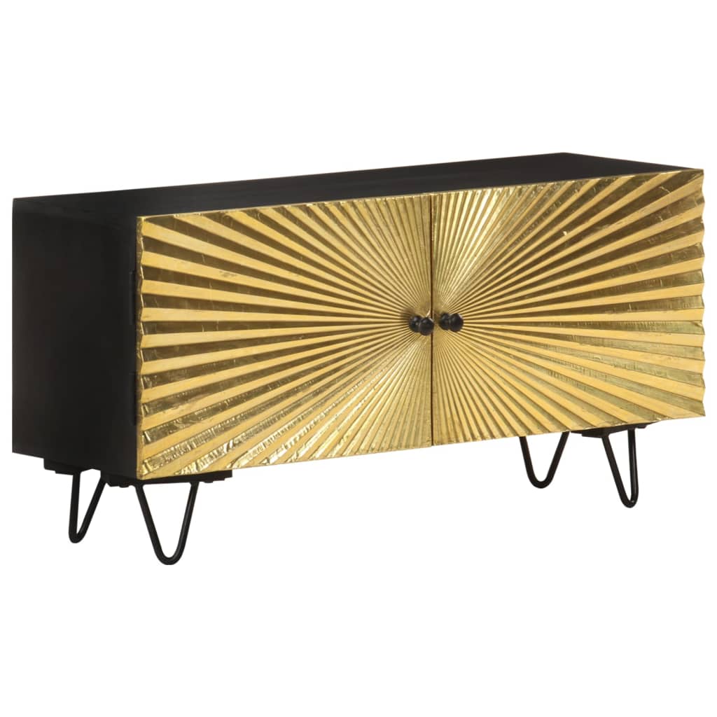 tv-skab 90x30x45 cm massivt mangotræ
