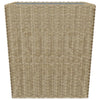 bistrosæt 3 dele polyrattan og hærdet glas beige