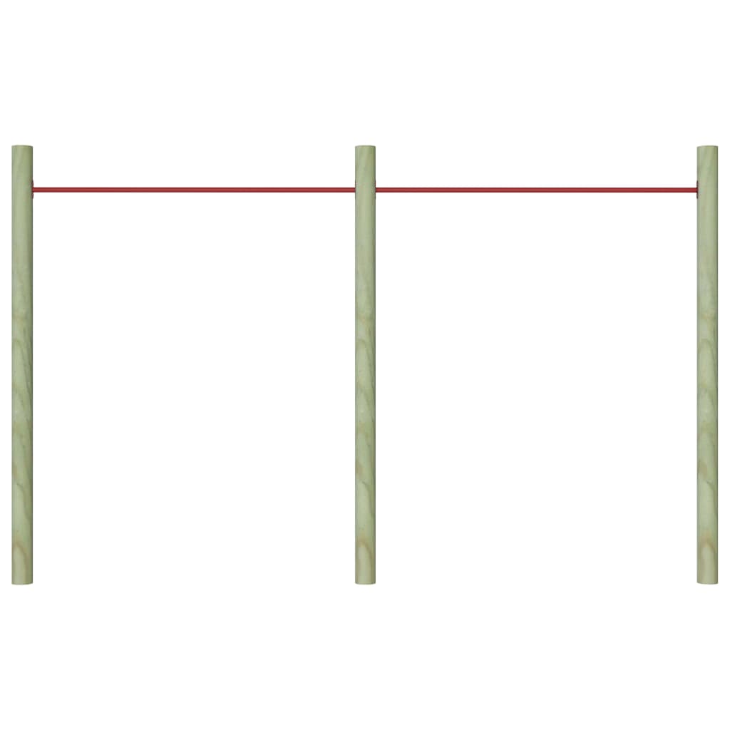 kolbøttestang 2 stk. 125 cm stål rød