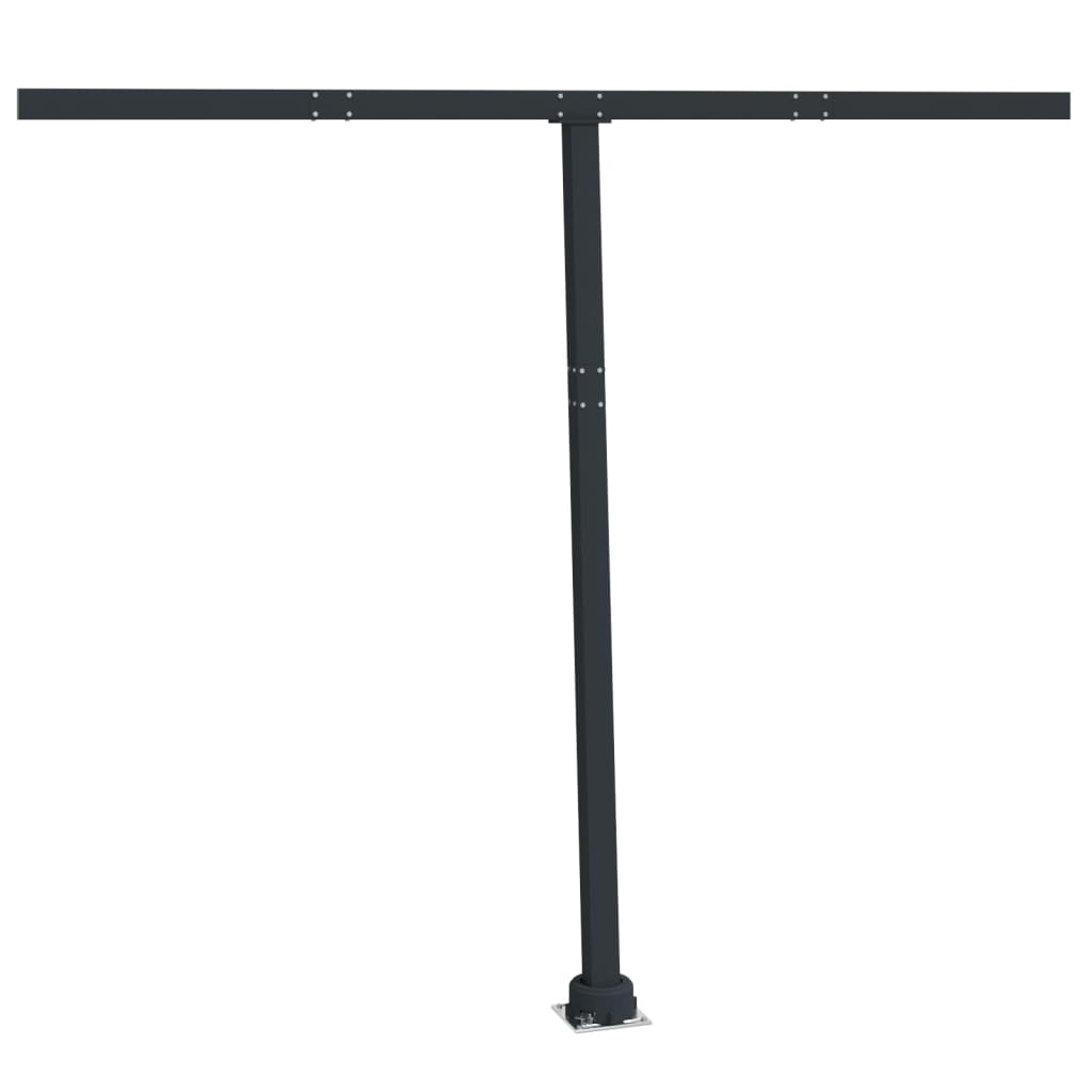 markisestolpesæt 300x245 cm jern antracitgrå