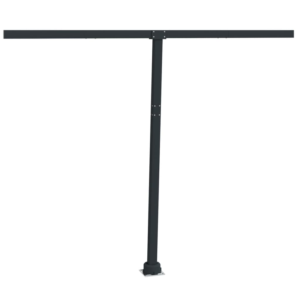 markisestolpesæt 300x245 cm jern antracitgrå