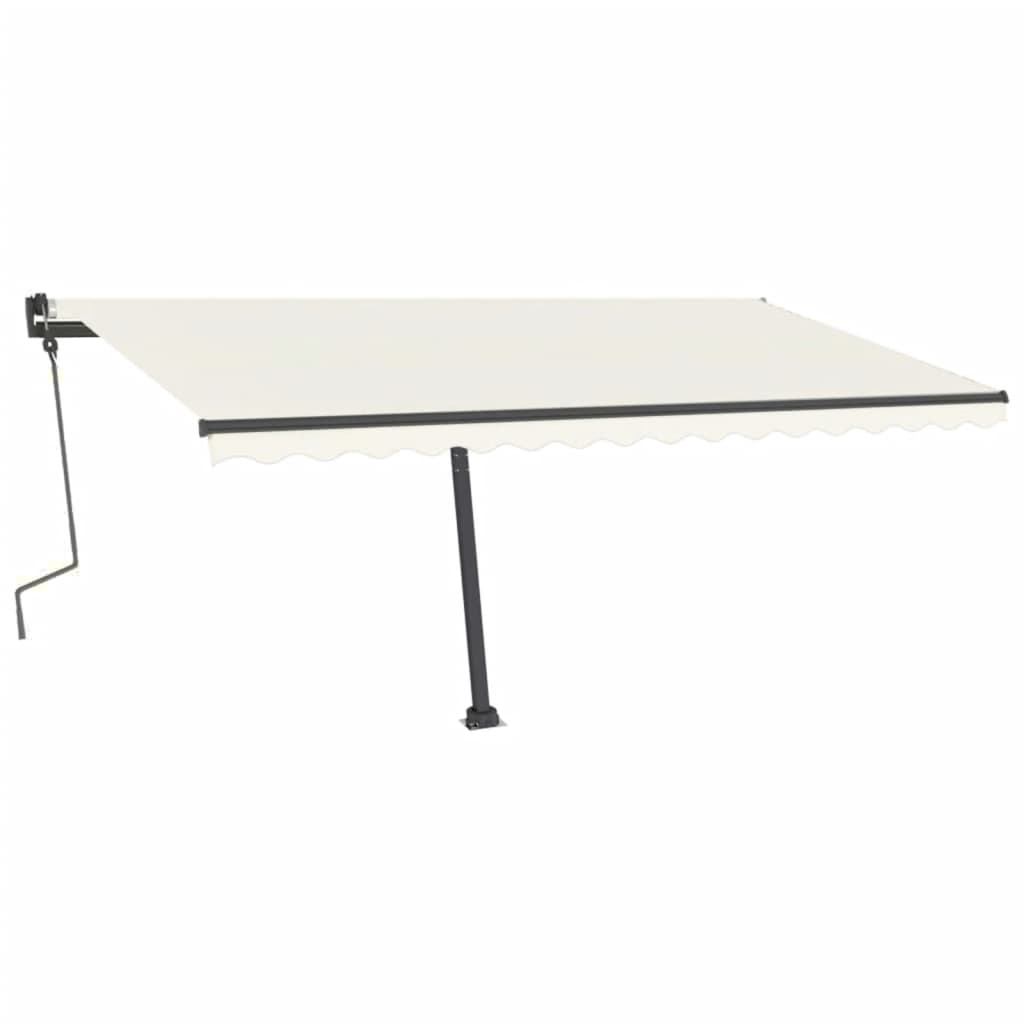 markisestolpesæt 450x245 cm jern antracitgrå