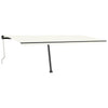 markisestolpesæt 600x245 cm jern antracitgrå