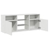 tv-skab med LED-lys 120x30x50 cm hvid