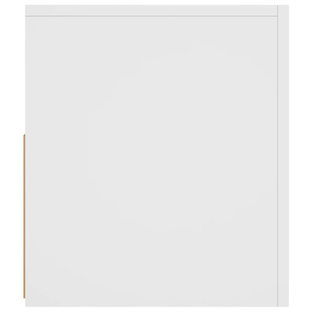 tv-skab med LED-lys 120x35x40 cm hvid