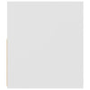 tv-skab med LED-lys 120x35x40 cm hvid