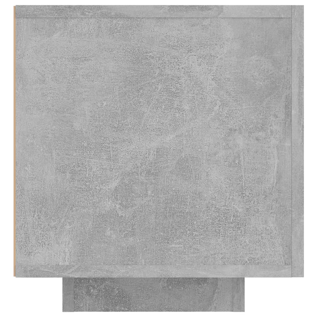tv-skab med LED-lys 160x35x40 cm betongrå