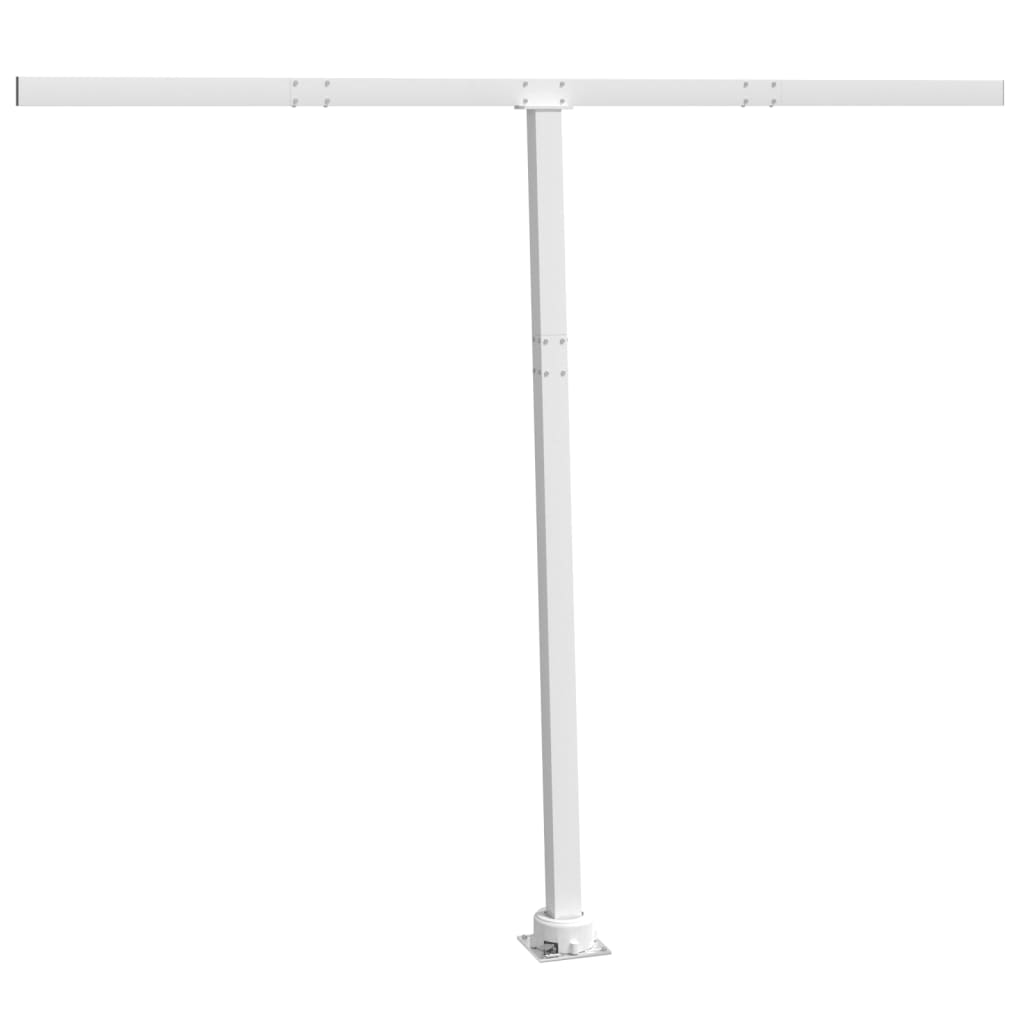 markisestolpesæt 300x245 cm jern hvid