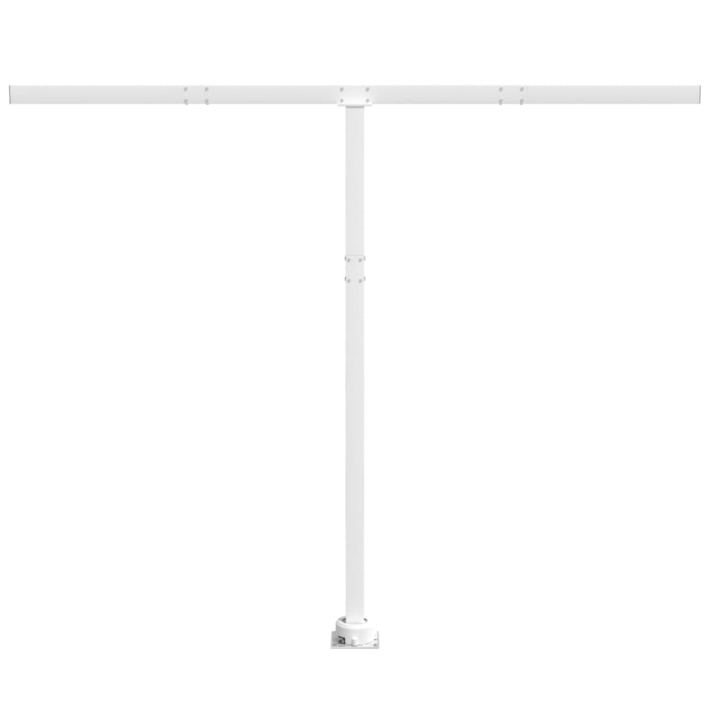 markisestolpesæt 300x245 cm jern hvid