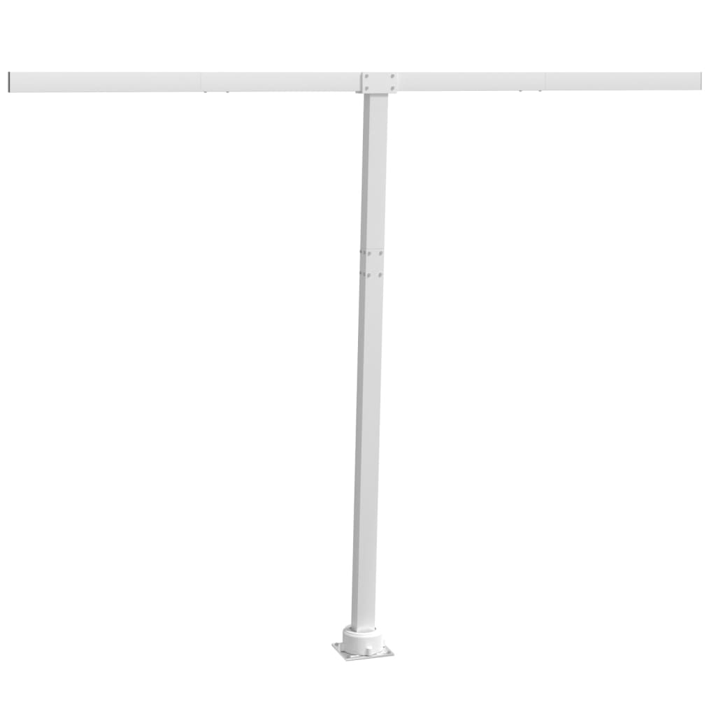 markisestolpesæt 300x245 cm jern hvid