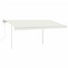 markisestolpesæt 450x245 cm jern hvid