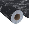 selvklæbende folie til møbler 500x90 cm PVC sort sten