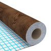 selvklæbende dørfolie 4 stk. 210x90 cm PVC mørkt egetræ