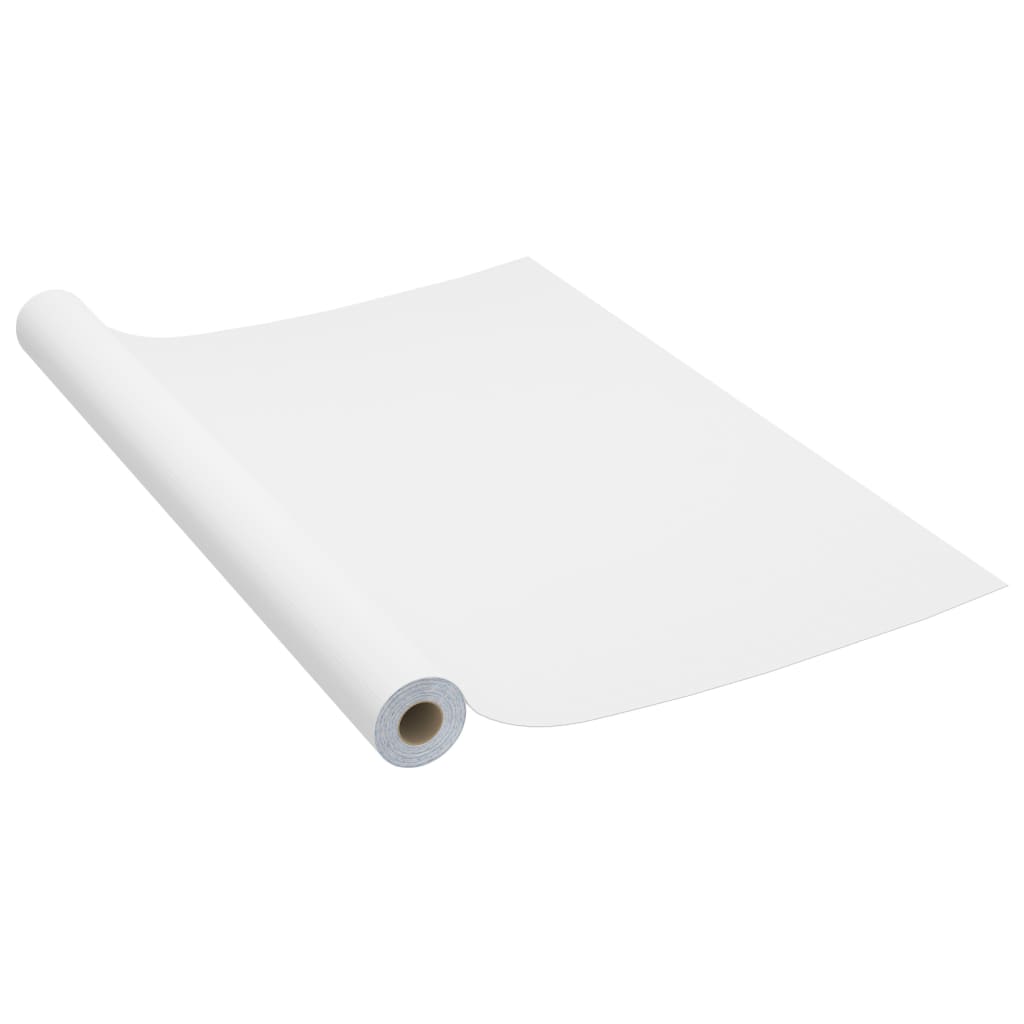 selvklæbende møbelfolie 2 stk. 500x90 cm PVC hvid