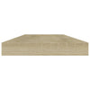 boghylder 4 stk. 40x10x1,5 cm konstrueret træ sonoma-eg