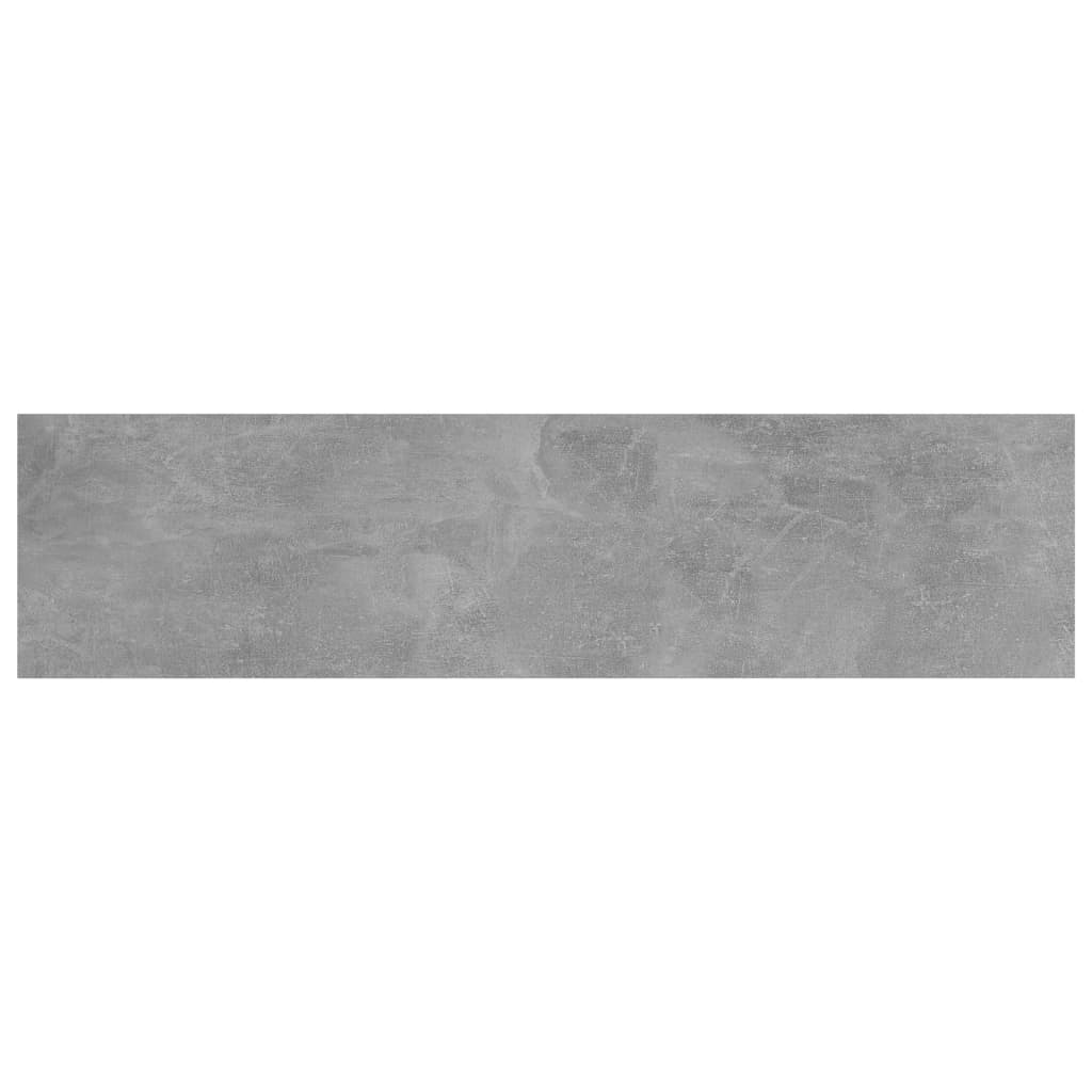 boghylder 4 stk. 40x10x1,5 cm konstrueret træ betongrå