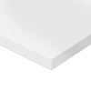 boghylder 4 stk. 40x20x1,5 cm konstrueret træ hvid højglans