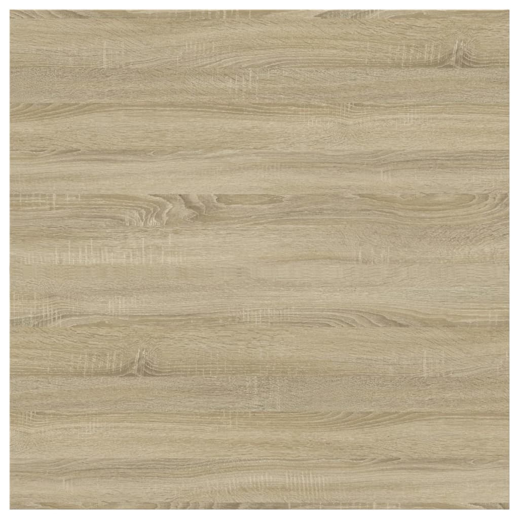 boghylder 4 stk. 40x40x1,5 cm konstrueret træ sonoma-eg