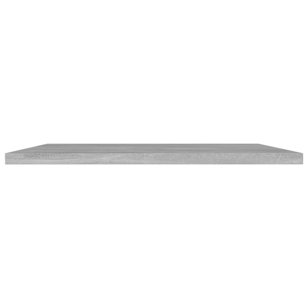 boghylder 4 stk. 40x40x1,5 cm konstrueret træ betongrå