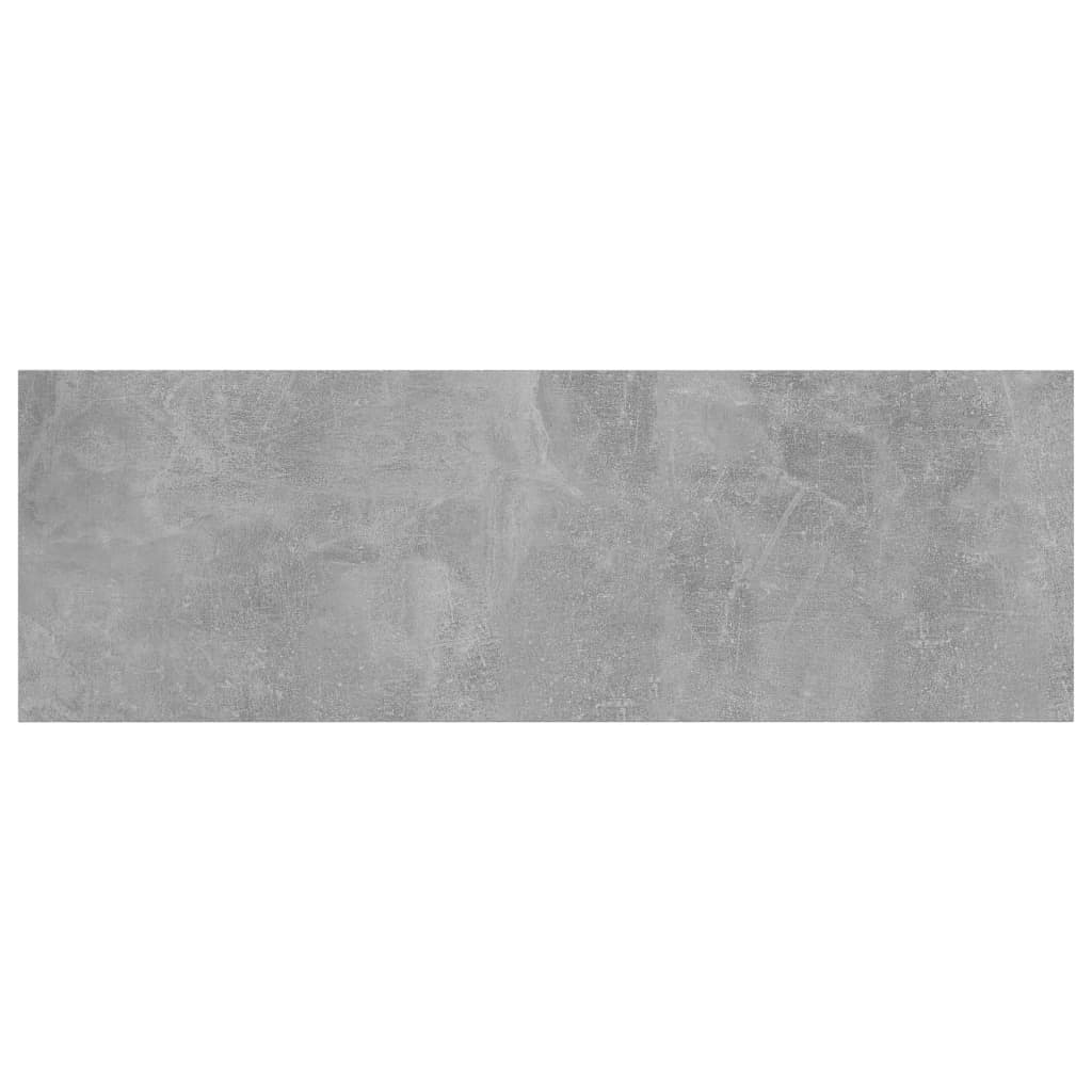 boghylder 4 stk. 60x20x1,5 cm konstrueret træ betongrå