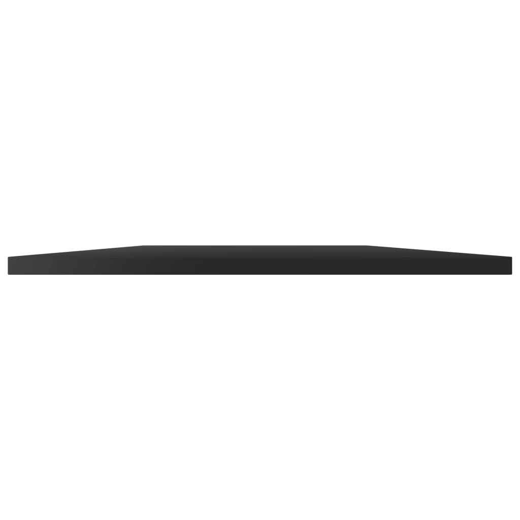 boghylder 8 stk. 60x50x1,5 cm spånplade sort højglans