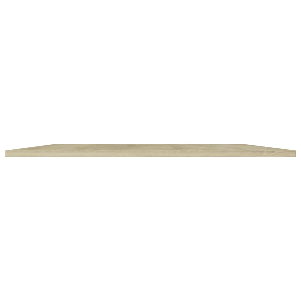 boghylder 4 stk. 80x20x1,5 cm konstrueret træ sonoma-eg