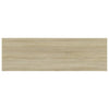 boghylder 4 stk. 80x20x1,5 cm konstrueret træ sonoma-eg