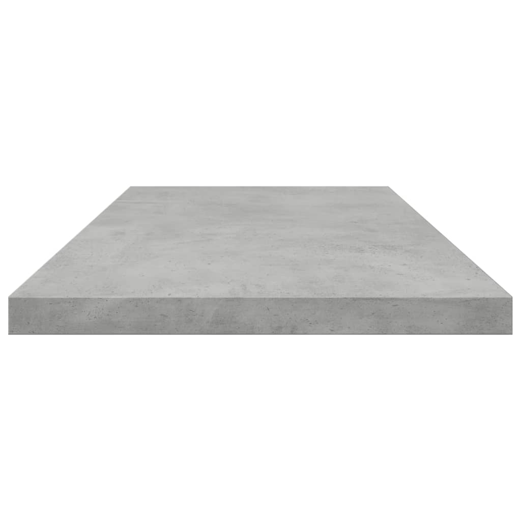 boghylder 4 stk. 80x20x1,5 cm konstrueret træ betongrå