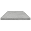 boghylder 4 stk. 80x20x1,5 cm konstrueret træ betongrå