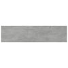 boghylder 4 stk. 80x20x1,5 cm konstrueret træ betongrå