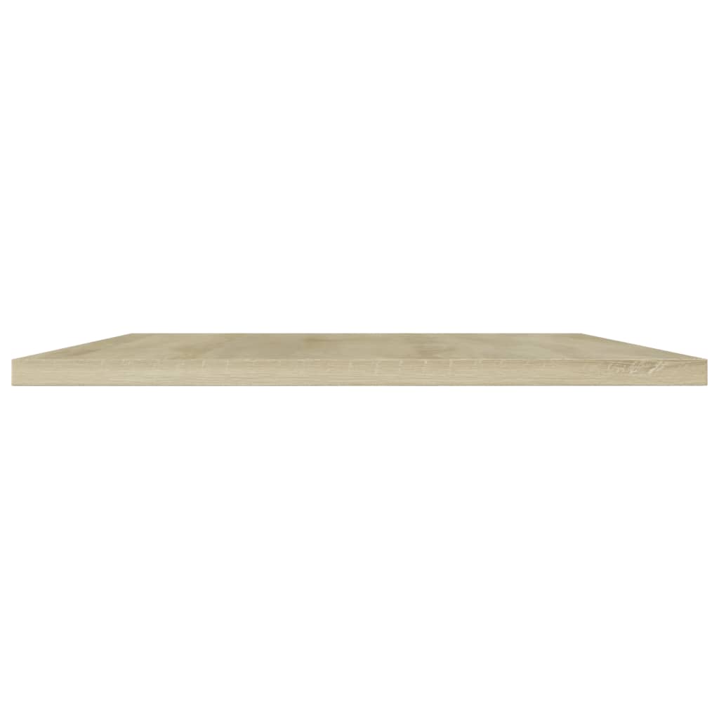boghylder 4 stk. 80x40x1,5 cm konstrueret træ sonoma-eg