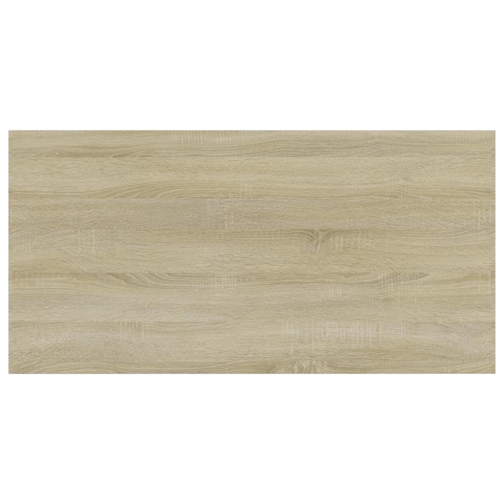 boghylder 4 stk. 80x40x1,5 cm konstrueret træ sonoma-eg