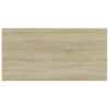 boghylder 4 stk. 80x40x1,5 cm konstrueret træ sonoma-eg