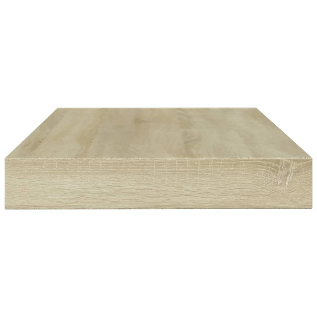 boghylder 4 stk. 100x10x1,5 cm konstrueret træ sonoma-eg