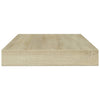 boghylder 4 stk. 100x10x1,5 cm konstrueret træ sonoma-eg