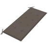 foldbar havebænk med hynde 118 cm bambus