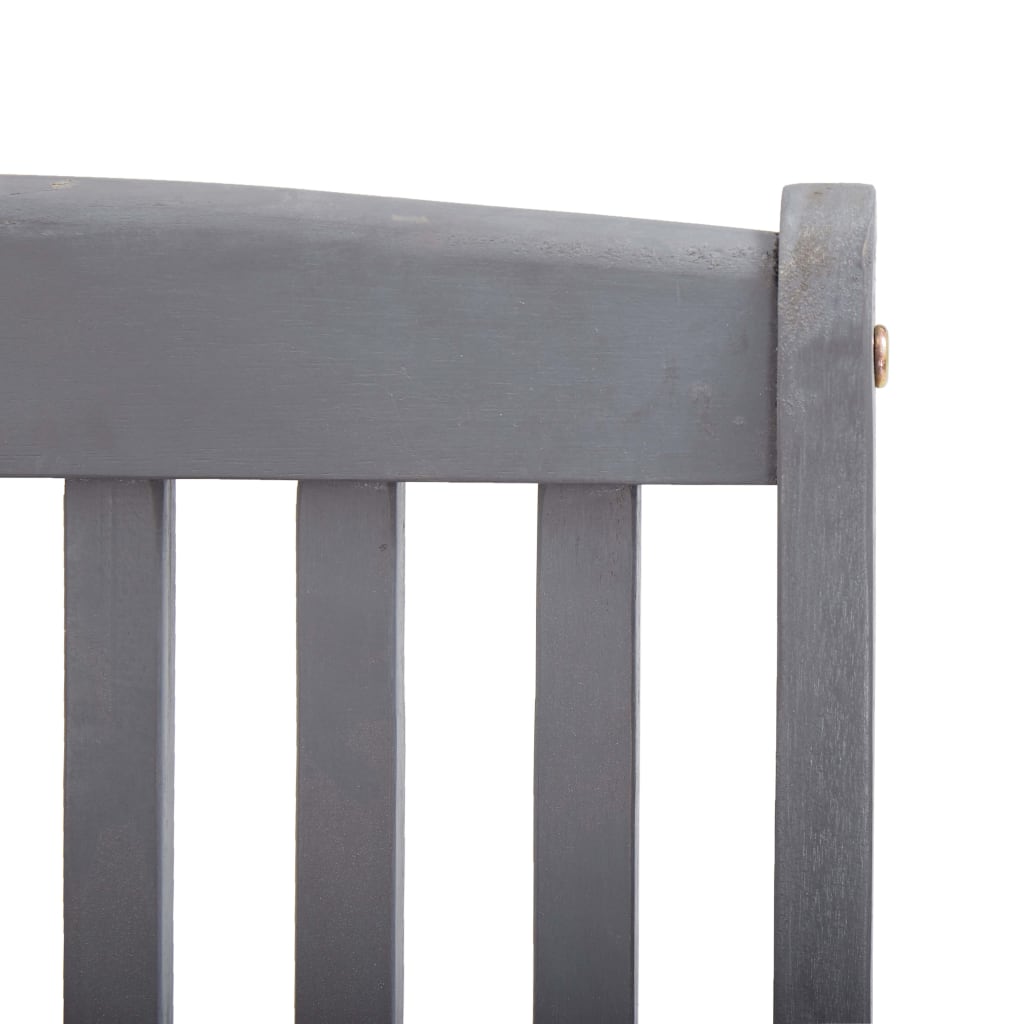 foldbare havestole 4 stk. med hynder massivt akacietræ