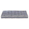 hynde til pallesofa 120x80x10 cm blå