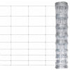 havehegn 50x1,2 m galvaniseret stål sølvfarvet