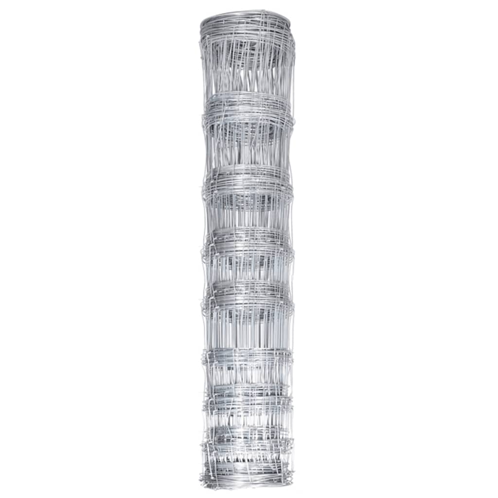 havehegn 50x1,2 m galvaniseret stål sølvfarvet
