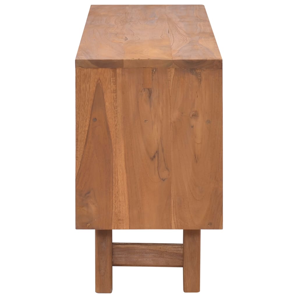 tv-skab 110x30x50 cm massivt teaktræ