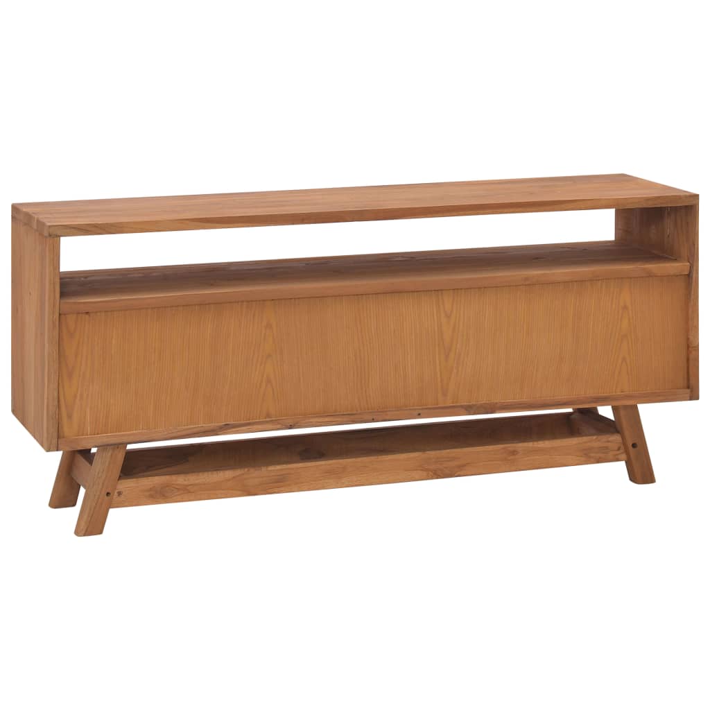 tv-skab 110x30x50 cm massivt teaktræ