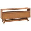 tv-skab 110x30x50 cm massivt teaktræ