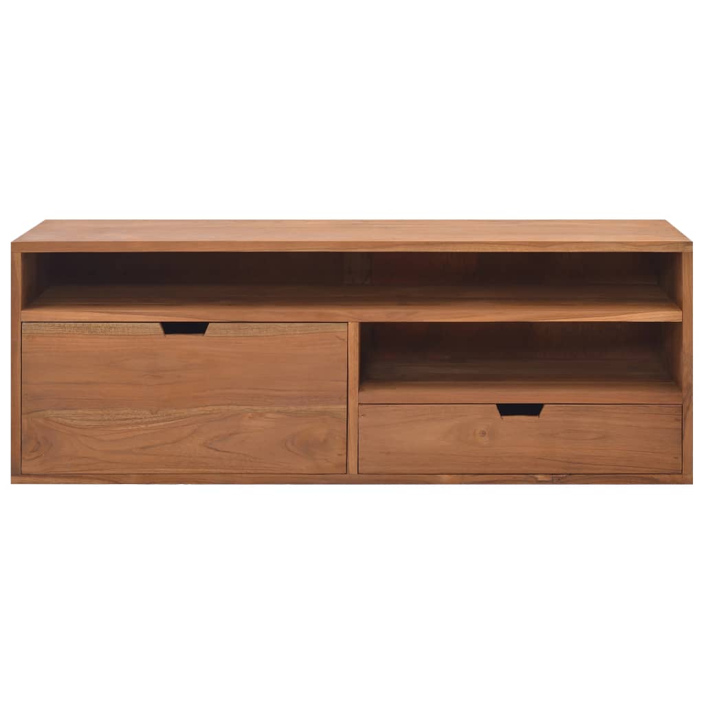 tv-skab 110x30x40 cm massivt teaktræ