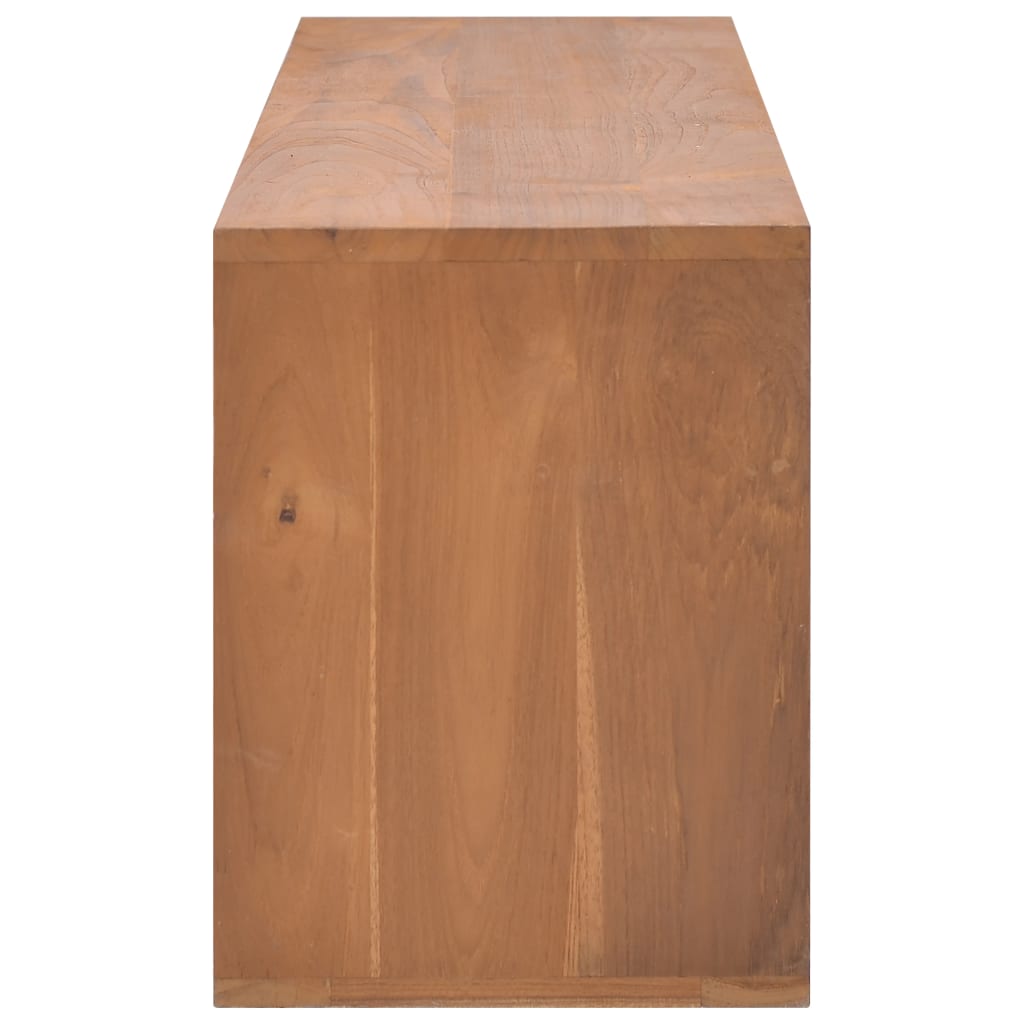 tv-skab 110x30x40 cm massivt teaktræ