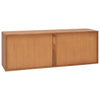tv-skab 110x30x40 cm massivt teaktræ