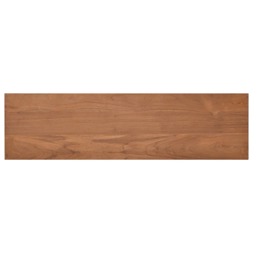 tv-skab 110x30x40 cm massivt teaktræ